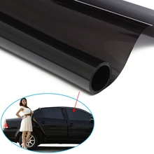 Горячая автомобилей экраны для окон Солнечная защита ультра Лимо черный оконный Оттенок пленка VLT 1% Авто домик на колесах рулон 50 см* 6 м CSL2017