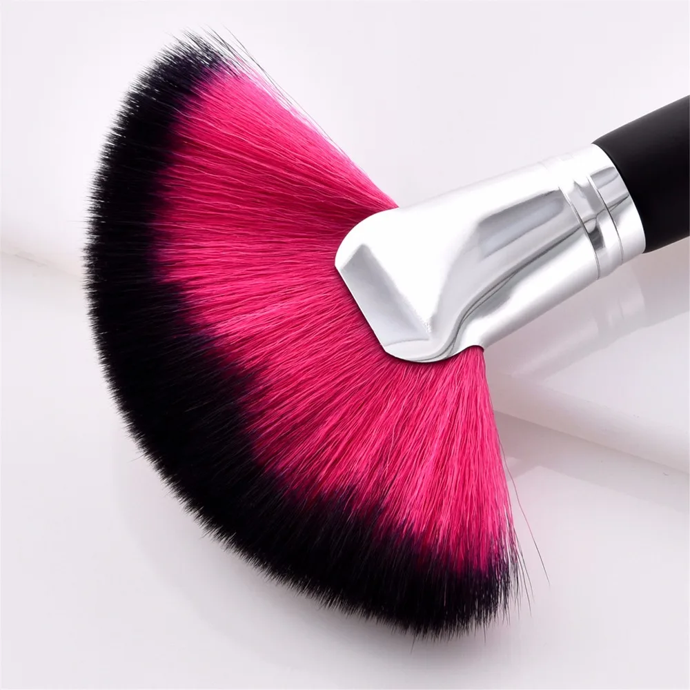 13Pcs Makeup Brush Sets Cosmetic brushes Power Foundation Blush Eye Shadow Blending Fan Brush Make Up Kits Beauty maquiagem (6)
