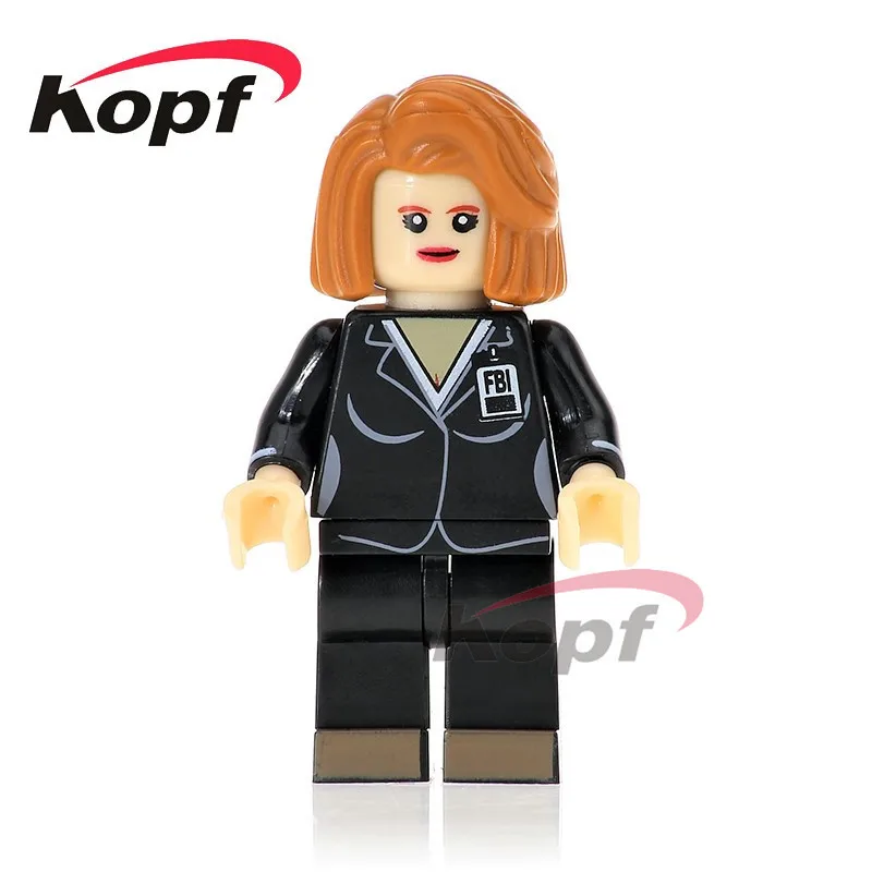 

Single Sale Super Heroes The X-Files Agent Kill Bill Vol.1 Uma Thurman The Bride Bricks Building Blocks Children Gift Toys KL069