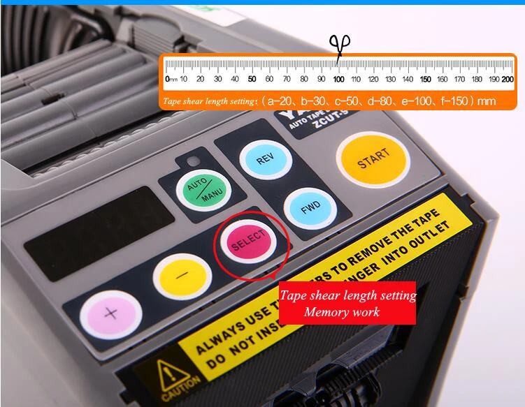 220V автоматическая машина для резки клейкой ленты машина для резки пленки ZCUT-9
