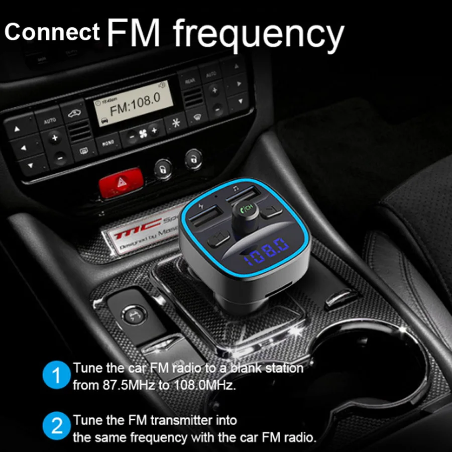 XCGaoon автомобильное зарядное устройство для iPhone мобильный телефон Handsfree FM