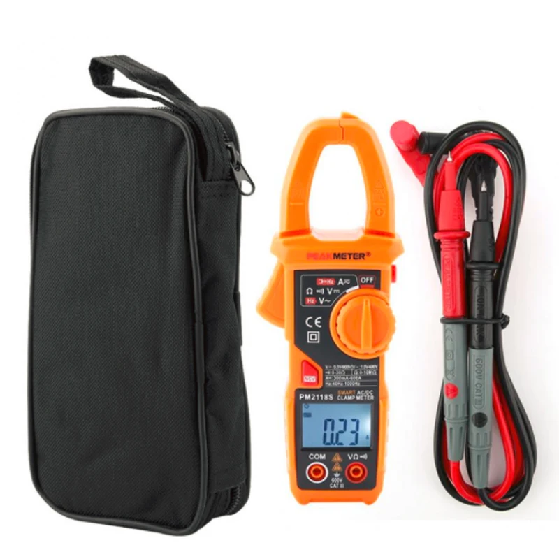 Умный мультиметр PEAKMETER PM2118/PM2118S измеритель цепи и сопротивления напряжения