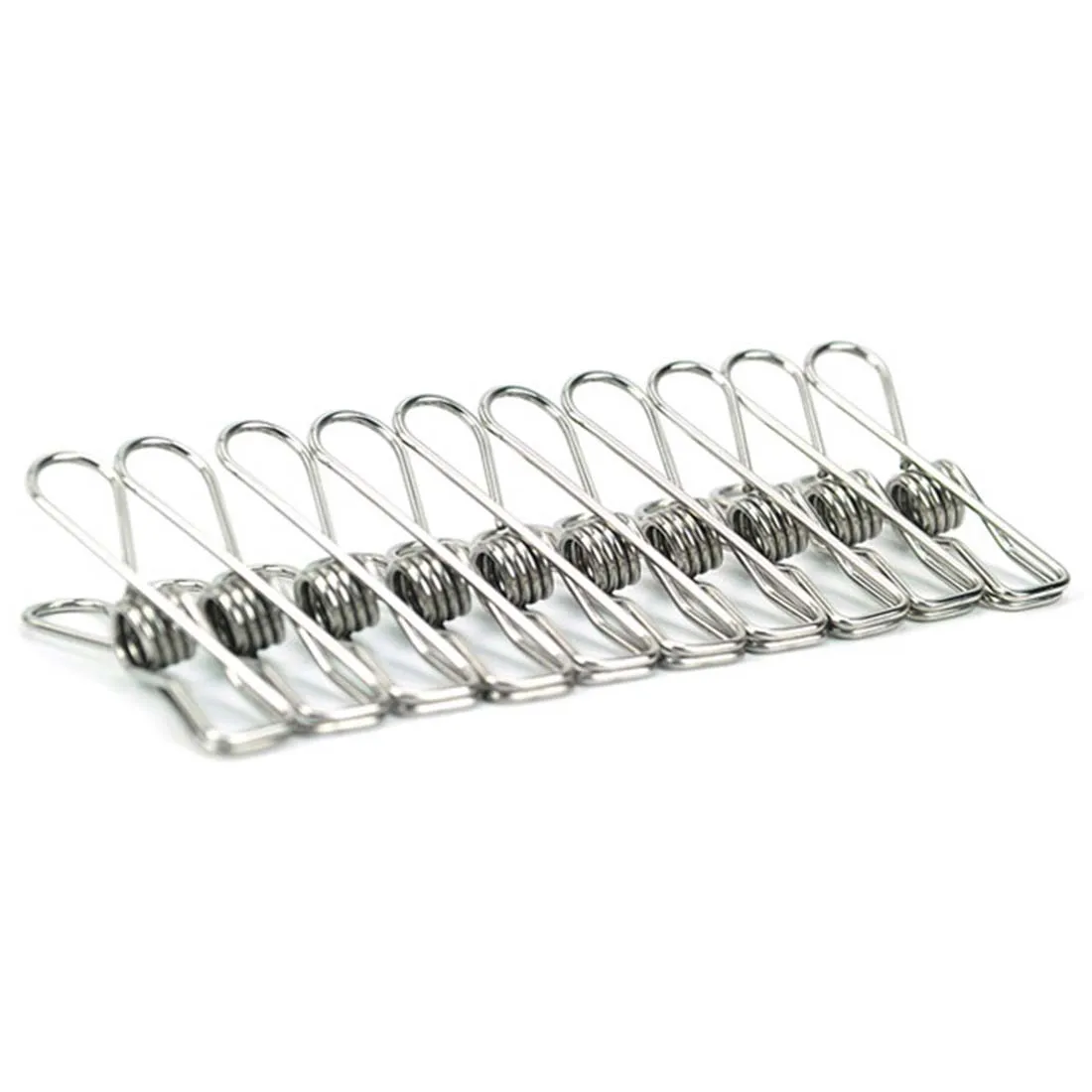 20pcs/lot stainless steel clothes peg clothespin clothing clip dress