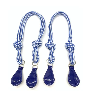 

MLHJ 75cm hemp rope obag new blue handles obag