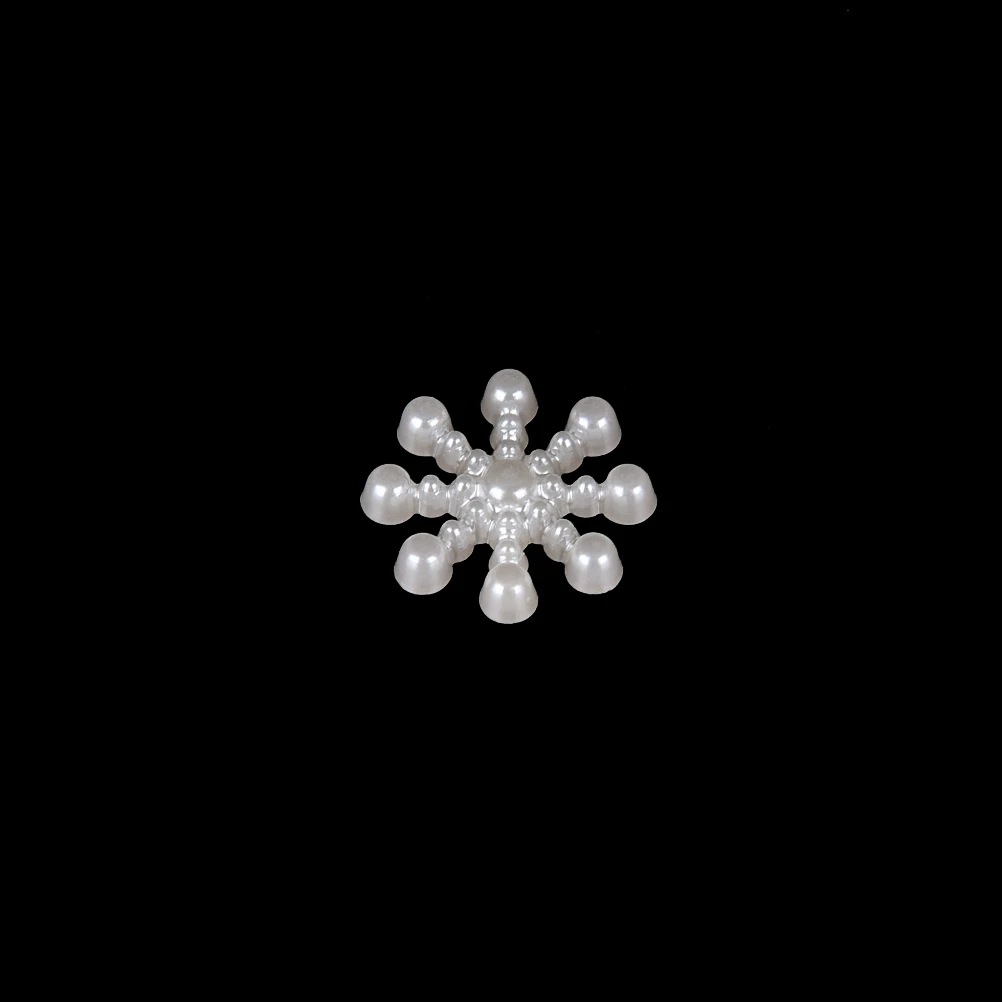 Новинка 50 шт. украшения для рождественской свадьбы белые имитация жемчуга бисер