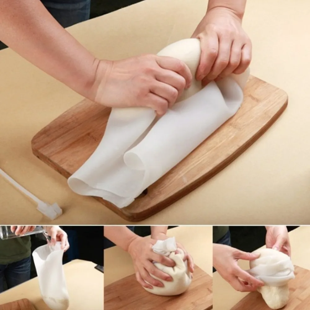 

Soft Silicone Preservation Kneading Dough Flour-mixing Bag Kitchen Gadget Accessories Cooking Pastry Tools
