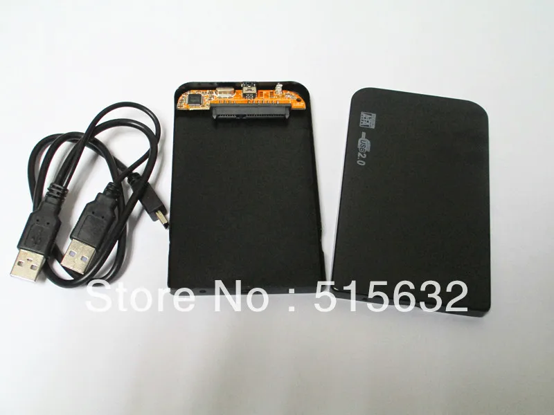 Новый черный корпус/чехол для жесткого диска USB 2 0 5 &quotSATA 3 цвета|hard disk drive hdd|sata hard