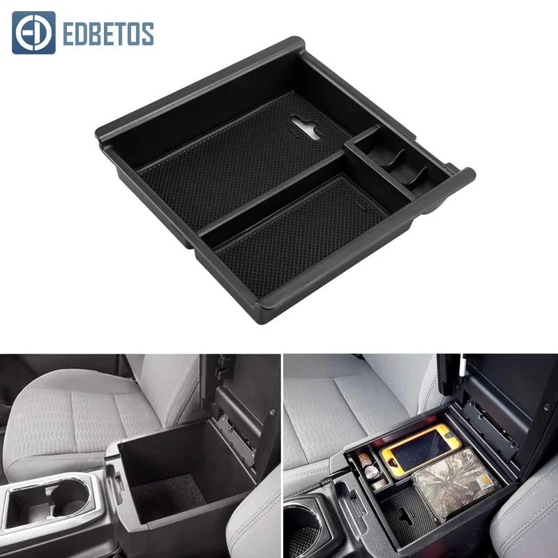 Us 8 15 32 Off Edbetos For Toyota Tacoma 2016 2019 Central Armrest Storage Box Container Holder Tray Accessories Car Organizer Car Styling In