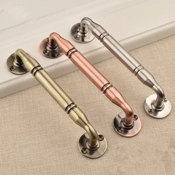 

Pitch 101MM Antique Furniture Cabinet Kitchen Handles Bronze Retro Cupboard Pulls Closet Drawer Knobs Wooden Sliding Door Handle