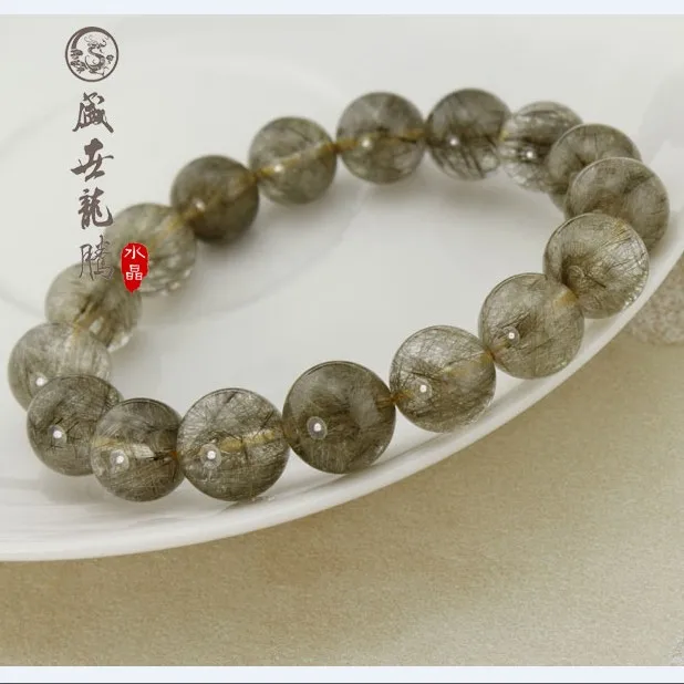 

Lansdowne natural crystal devil Men bracelet lucky evil spirits crystal bracelet