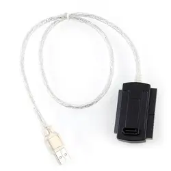 IDE SATA к USB 2,0 адаптер конвертер кабель для 2,5 3,5 дюйма жесткого диска 1 шт