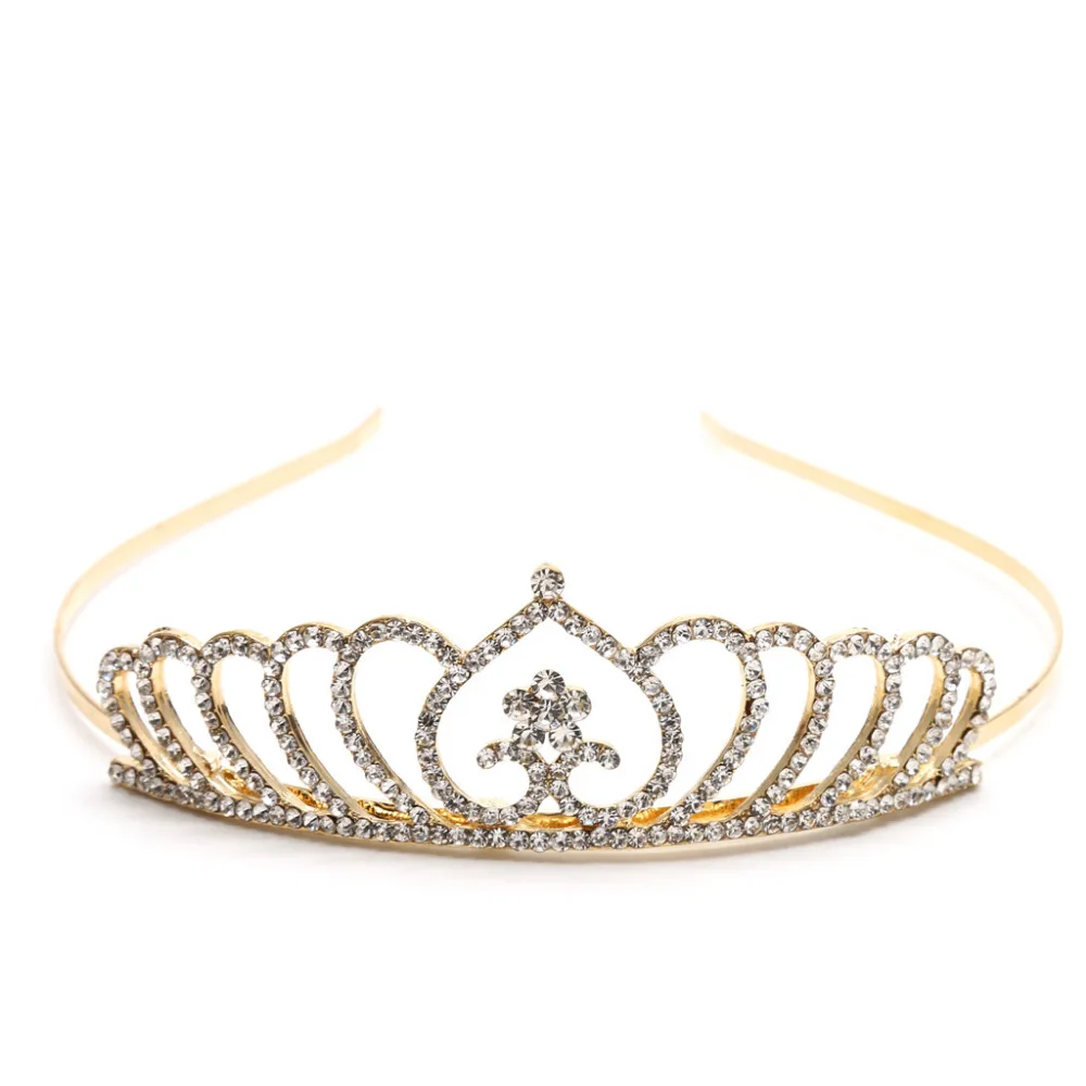 

New Fashion Women Girl Wedding Bridal Tiara Rhinestone Crystal Crown Pageant Prom Headband