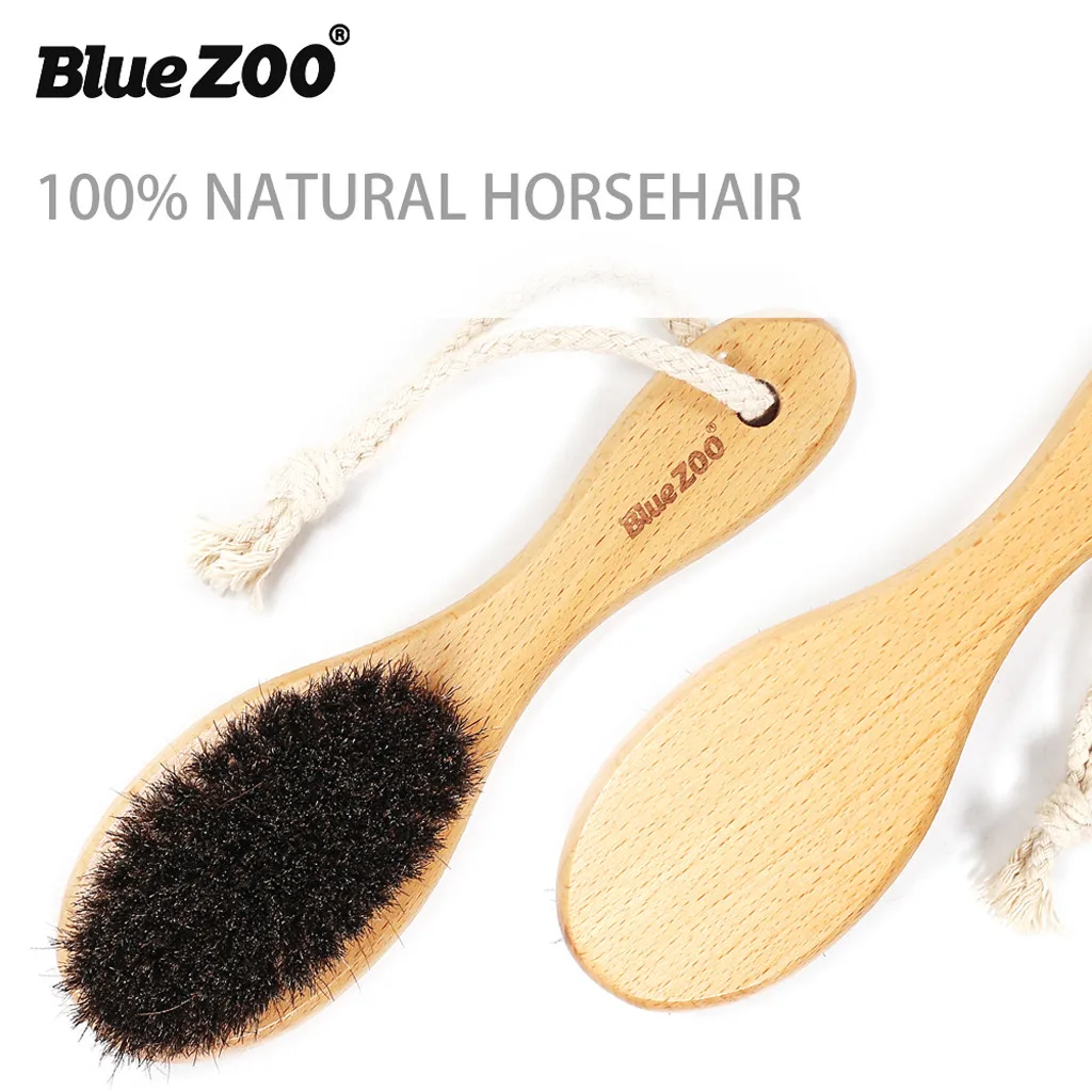New Arrival Men Boar Hair Bristle Beard Mustache Brush Male Body Brush