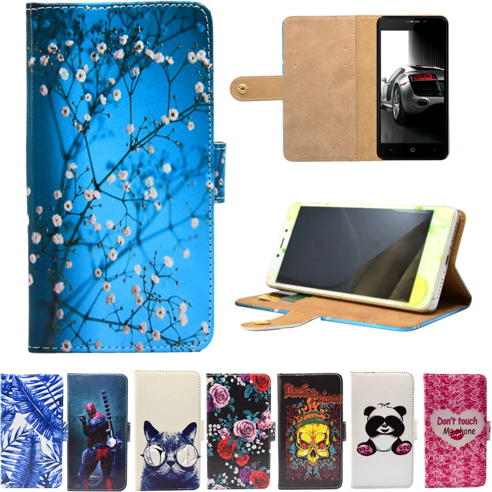 

PU Leather Phone Case Cartoon Cases Flip Wallet Stand Cover for Leagoo KIICAA MIX KIICAA Power