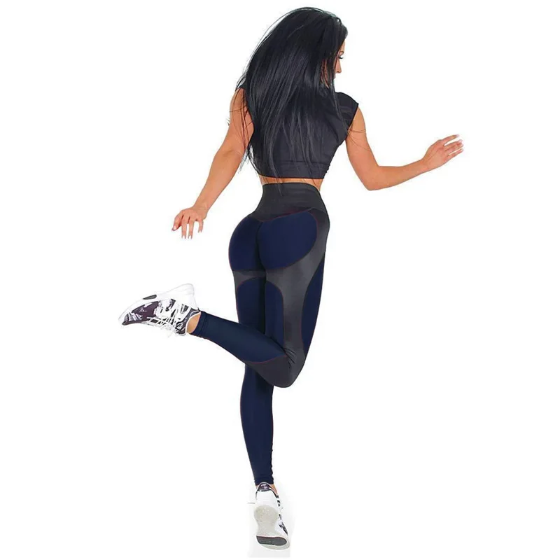 2019 Стиль Высокая эластичность фитнес женские брюки модные лоскутные удобные Империя лодыжки длина женские леггинсы