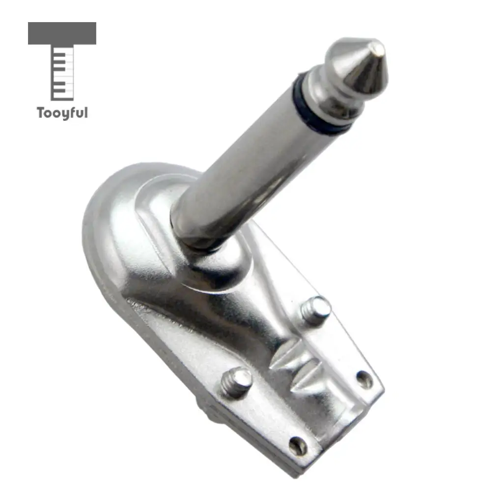 2pcs 6.35mm 1/4'' Right Angle Mono Jack Plug Guitar Audio Cable Connector Musical Instrument Parts