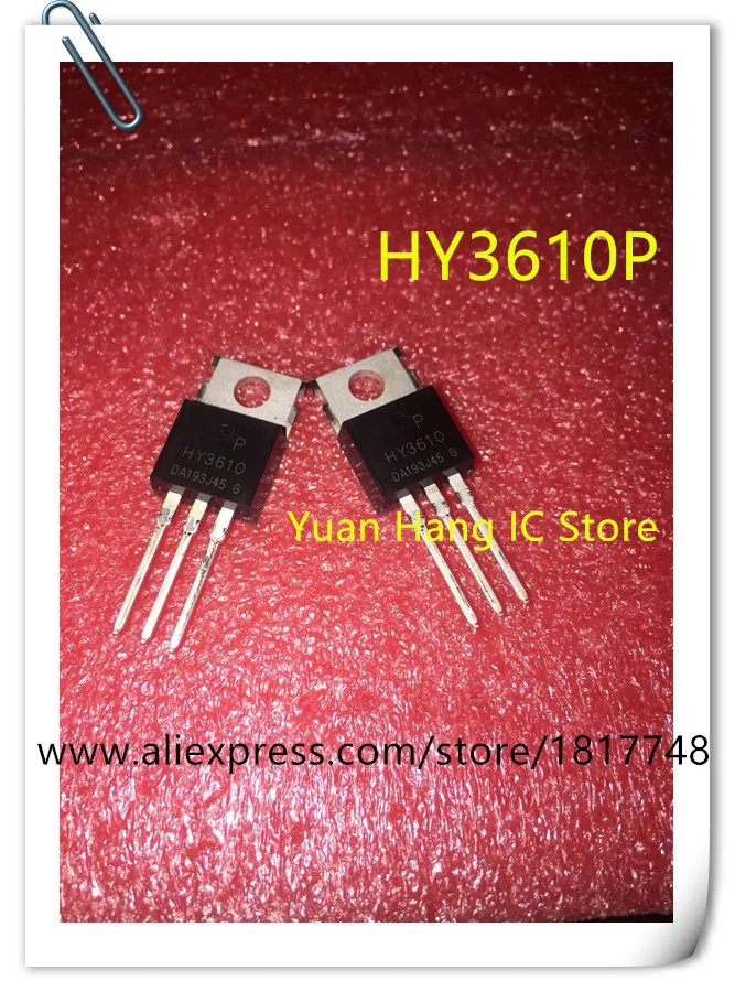 10 шт./лот HY3610P HY3610 3610 160A 100V TO 220 MOS полевой эффект транзистор|Аксессуары для батарей