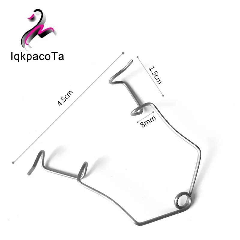 Открывалка для глаз ophthalmology открывалка для век микроскопия инструмент открытый глаз титановая проволока уплотнительный зазор - Цвет: h
