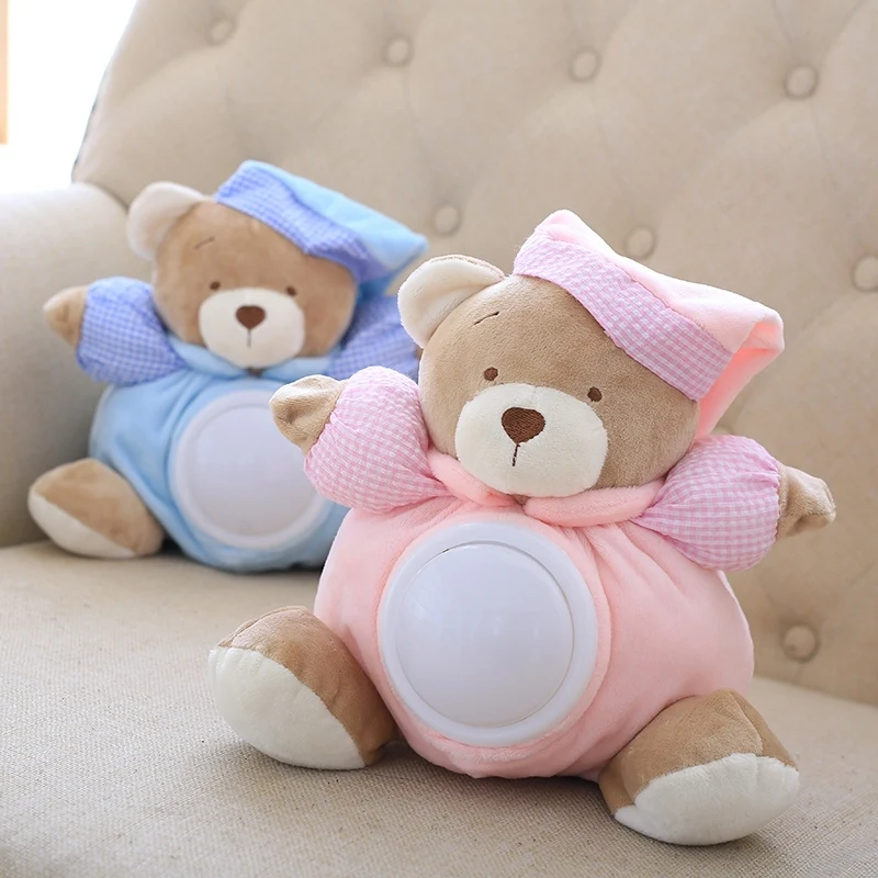 

Led Twinkled Plush Bear Toy Stuffed Animal Luminous Bear Toy With 60 Appeasing Songs For Little Babe Sleeaping