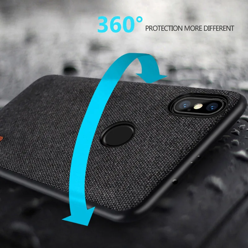Чехол для xiaomi redmi note 6 pro чехол MOFI global тканевый с мягким краем и полным покрытием