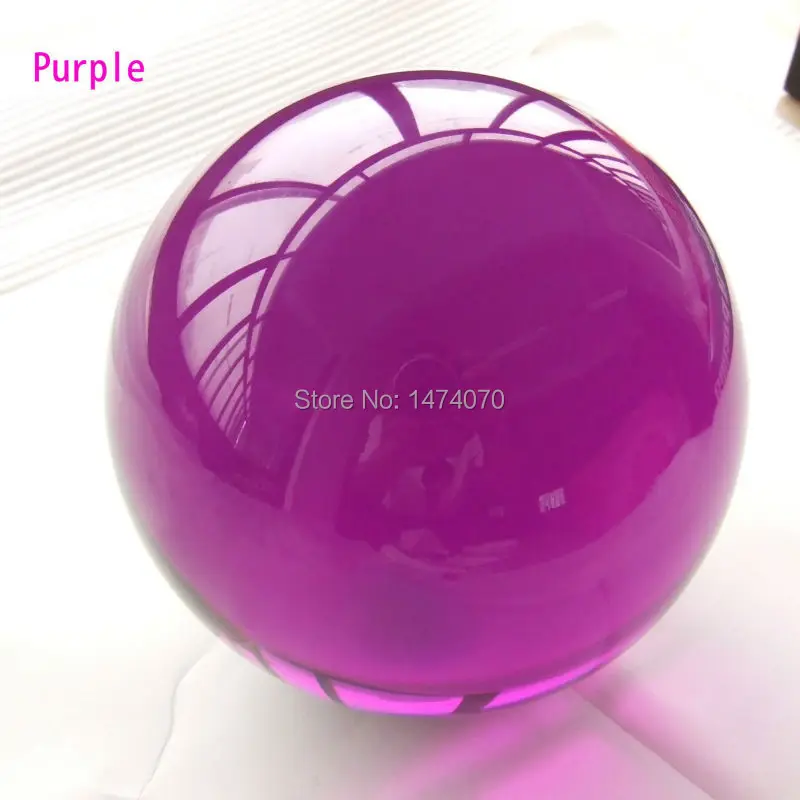 60 мм акриловый шар для фокусов(Цвет: фиолетовый, темно-зеленый, красный, фиолетовый, темно-синий) 6 см 140 г