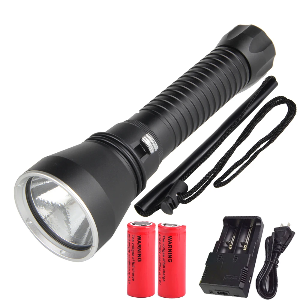  Brightest XHP70.2 Most Powerful LED Scuba Diving Flashlight 200m Underwater Torch XHP50 IPX8 Waterp - 32892442005