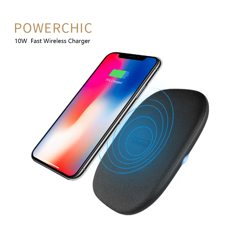 

10W Fast Wireless Charger,Nillkin Qi Fast Wireless Charging Pad Thin Silicon for iPhone X/8/8 Plus For Samsung S9/Note 8/S8/S8+