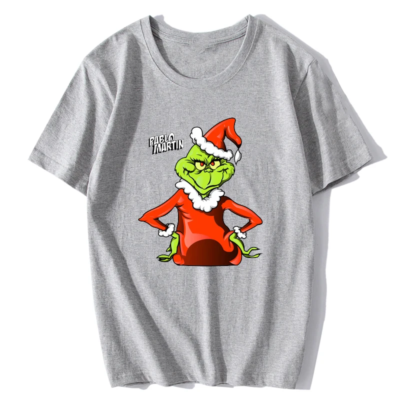Voltreffer Grinch T camisa Grinch Robó la Navidad Camiseta verde pelo estampado de monstruo gráfico mujeres Camiseta de moda de Hombre Camiseta Voltreffer Grinch T camisa Grinch Robó la Navidad Camiseta verde pelo estampado de monstruo gráfico mujeres Camiseta de moda de Hombre Camiseta