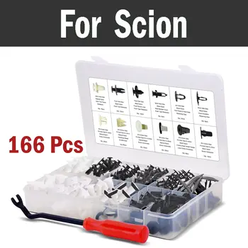 

166pcs Push Rivet Weatherstrip Plier, Car Styling Retainer Clips & Rivets For Scion Fr-S Ia Im Iq Tc Xa Xd Auto Styling
