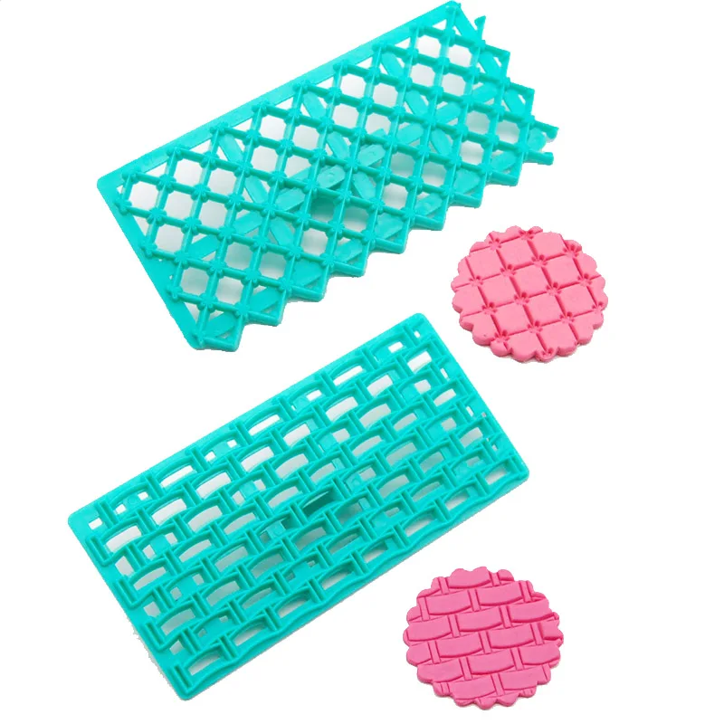 

1Pcs Fondant Cake Mold Embosser Flower Wall Cookie Cutters Biscuit Molds Icing Embossing Decorating Cutter Cake Tools