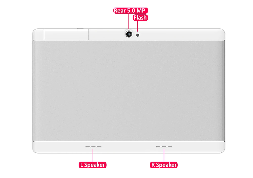 3g pad back 5.0MP