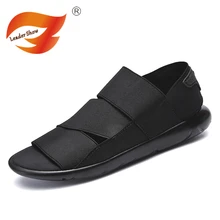 Летние мужские пляжные сандалии-гладиаторы; уличная дышащая обувь; мужская повседневная обувь в римском стиле; Вьетнамки; большой размер 44; хорошее качество