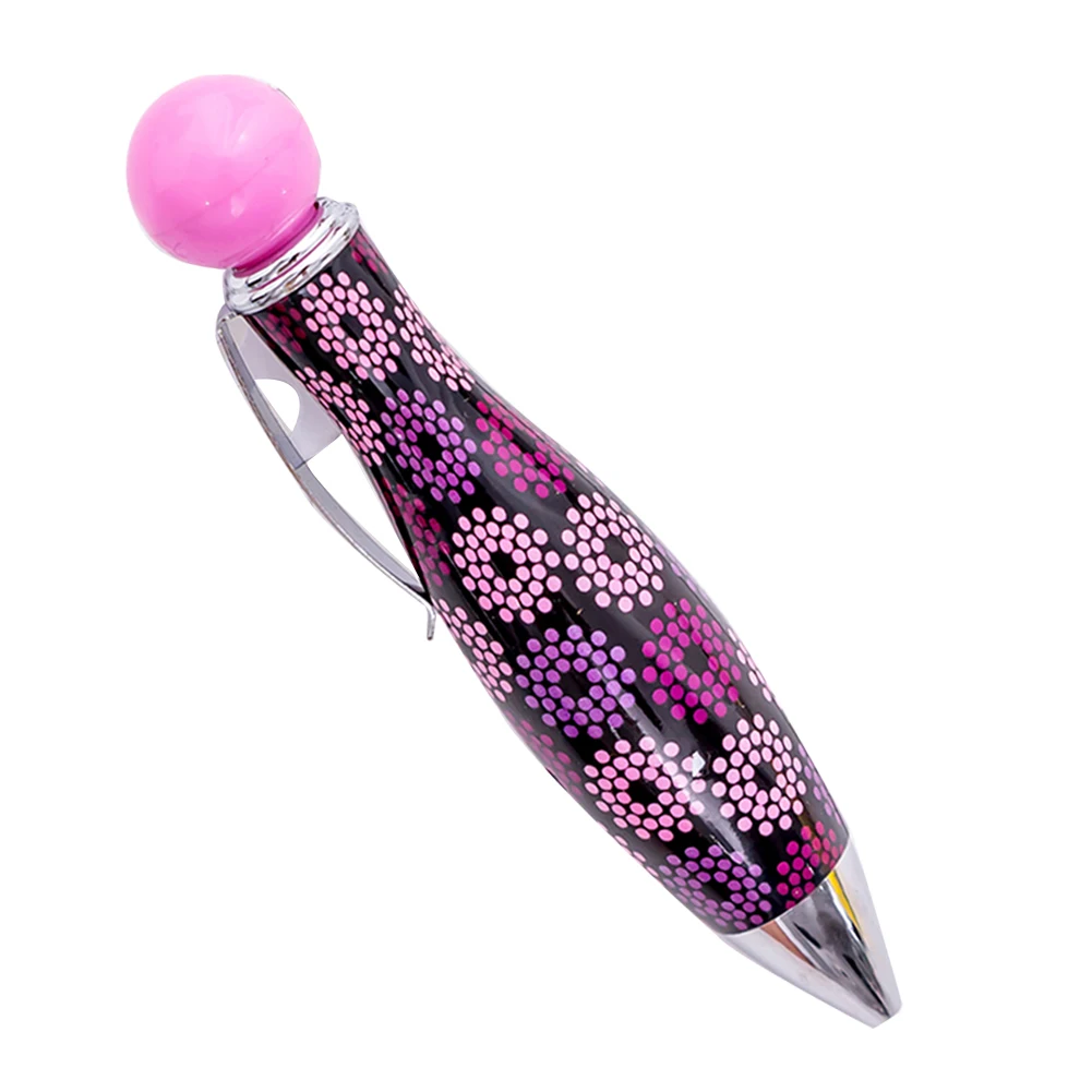 Инструмент для вышивки крестиком с героями мультфильмов, экологически чистые аксессуары для алмазной живописи с зажимом, милая ручка для дрели, портативное искусство - Цвет: Розовый