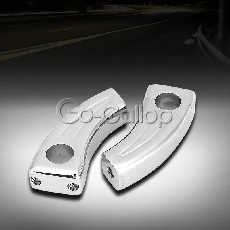 

3.5" Chrome Motorcycle 1" Handlebar Riser for Honda Kawasaki Harley Victory/Suzuki Intruder VS VL 700 750 800 1400 1500