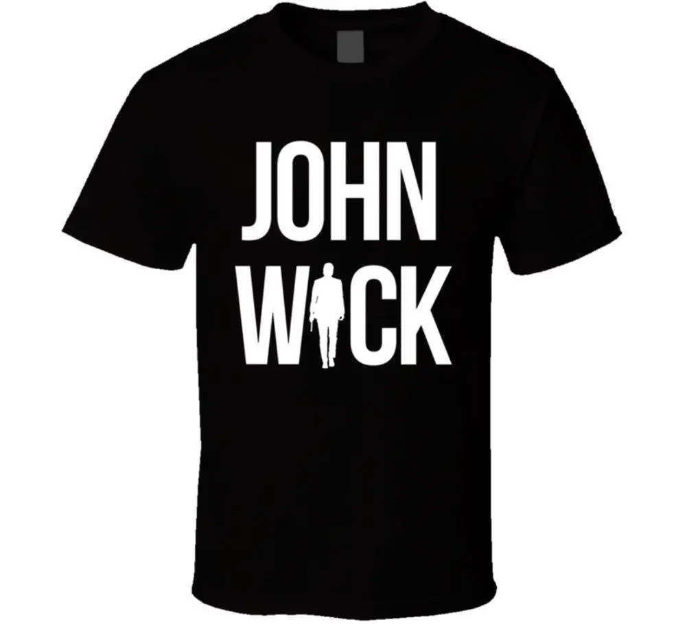

John Wick Style Men Fashion T Shirt Summer Short Sleeve Casual Cotton Top Tees