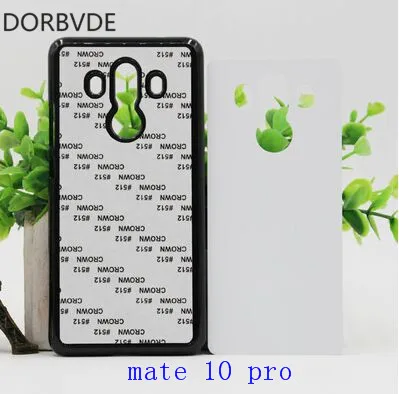 Сублимационный чехол 2D для Huawei mate 10 pro Y6 Y3 Y5 2017 жесткая пластиковая задняя крышка с
