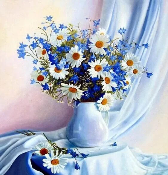

NEW 5D Diamond Embroidery Landscape flowers Round drill 5D diamond embroidery rhinestones Home Decor love gift