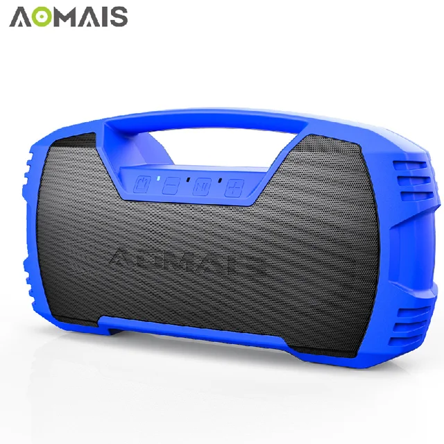 Aomais Go Bluetooth Speaker 30w Wireless Stereo Pairing Booming Bass Speaker 30 Hour Playtime Ipx7 Waterproof Portable Speakers Outdoor Speakers Aliexpress