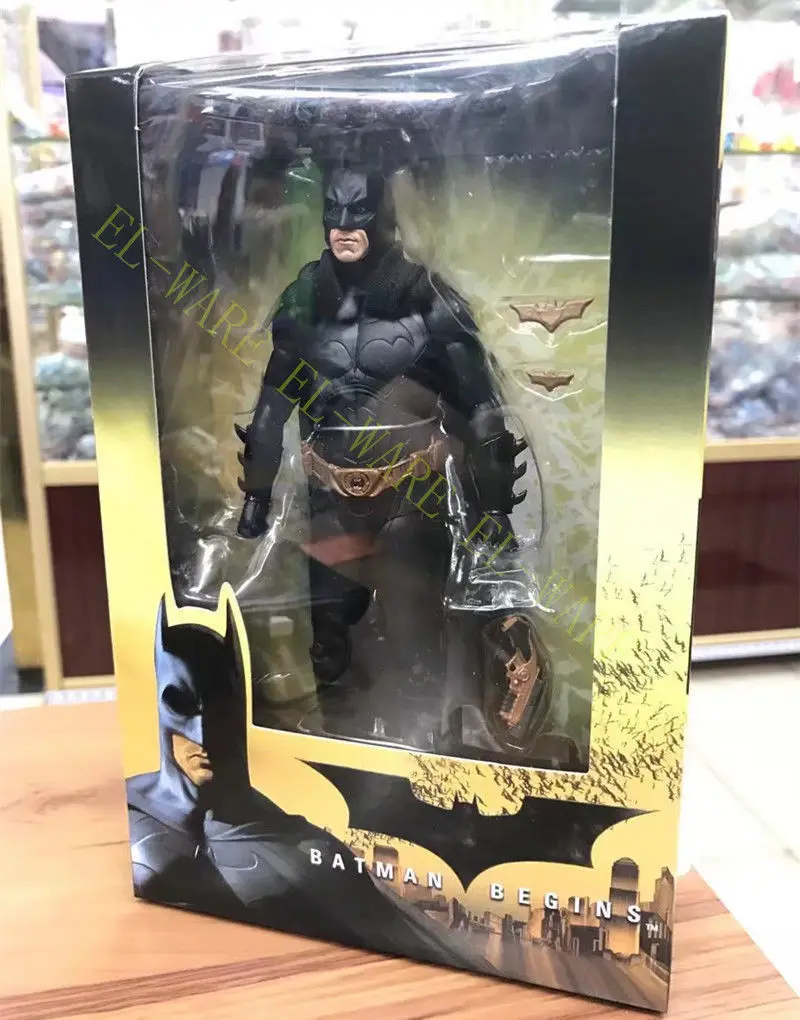 7 дюймов NECA DC комикс Бэтмен начинается &quotКристиан Бэйл II ПВХ фигурка
