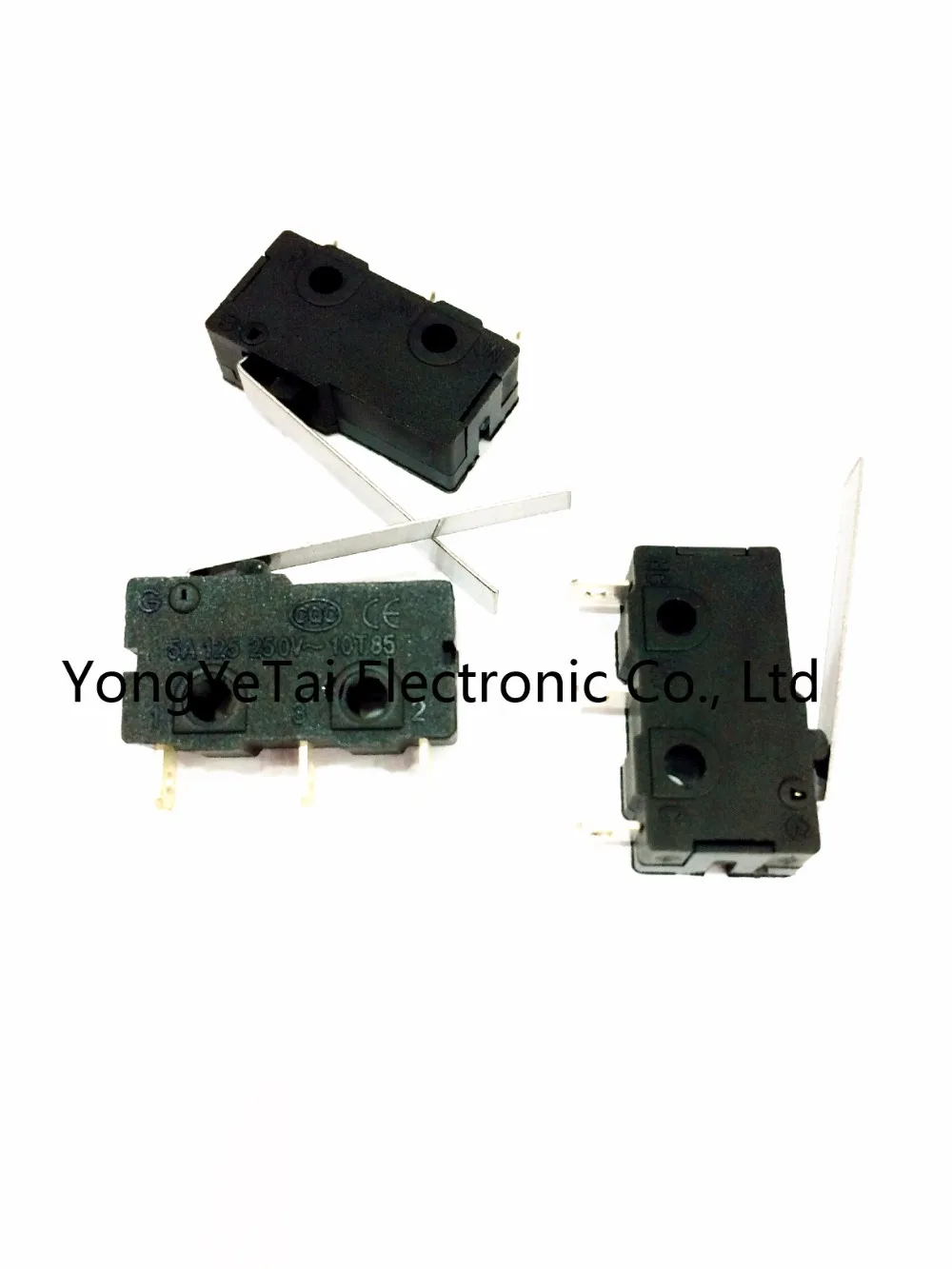 YYT 20PCS Micro limit switch KW11-C outside the buckle lever with handle 26MM long dorsal strip mouse button | Обустройство дома