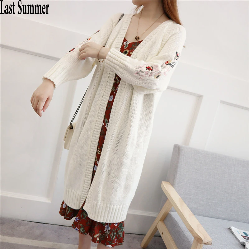 ^Cheap New Autumn Winter Women Sweater Long Flower Cardigans Casual Warm Long Design Female Knitted Sweater Cardigan Sweater Lady ^Cheap New Autumn Winter Women Sweater Long Flower Cardigans Casual Warm Long Design Female Knitted Sweater Cardigan Sweater Lady