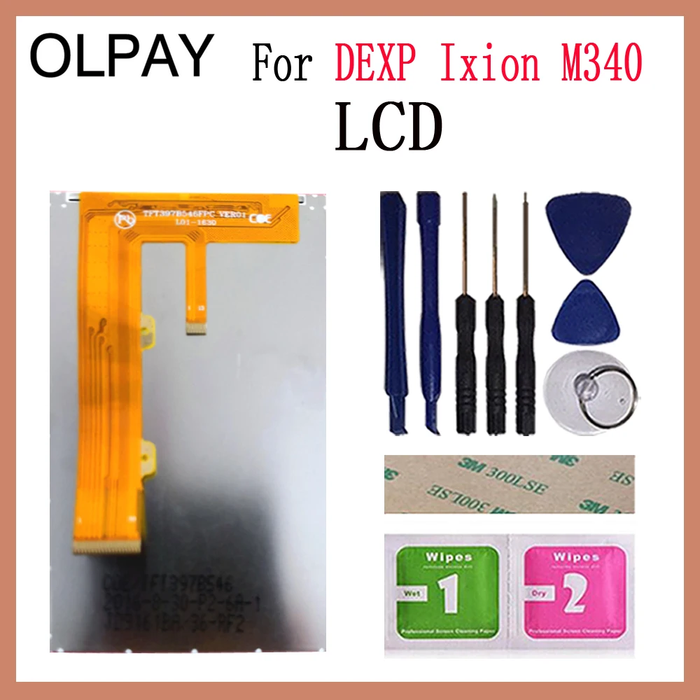 Новый оригинальный ЖК дисплей OLPAY экран для DEXP Ixion M340 запасные части + инструменты