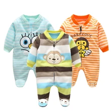 Jumpsuits Infant Footies Newborn Baby-Boys-Girls Winter Character Unisex Autumn Cotton