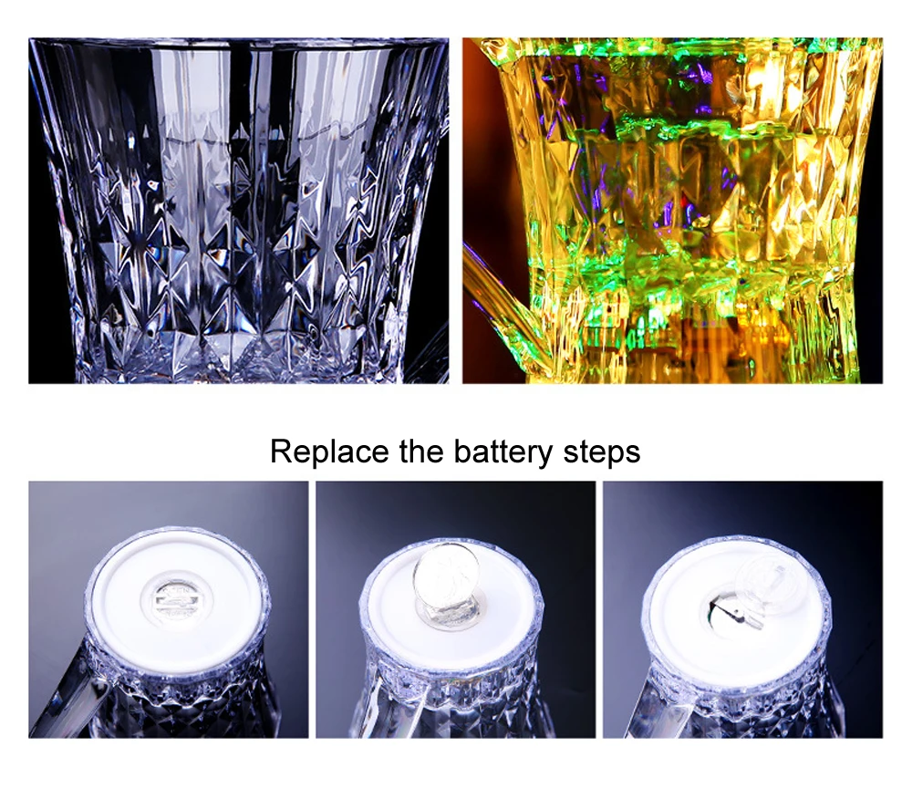 YANXIN мульти Цвет светодиодный чашки мигание изменения Цвет стакана воды индукции сверкающий светящийся свет вина Кофе бар вечерние оригинальная бутылка