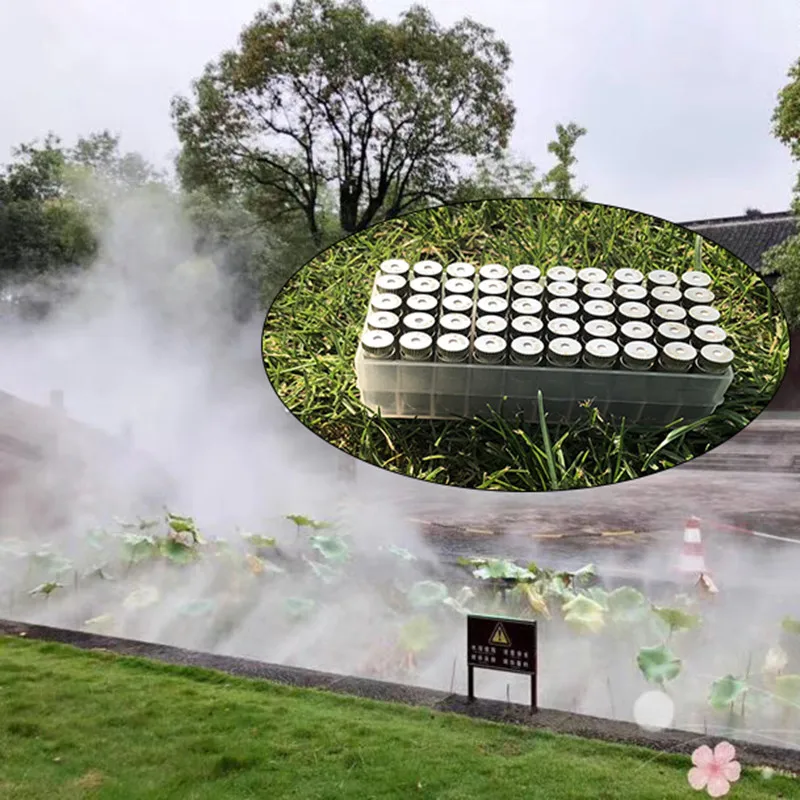

S008 High pressure dry fog atomizing nozzle micro-fog sprayer for park landscape misting 0.1mm 0.15mm water mist spray nozzle