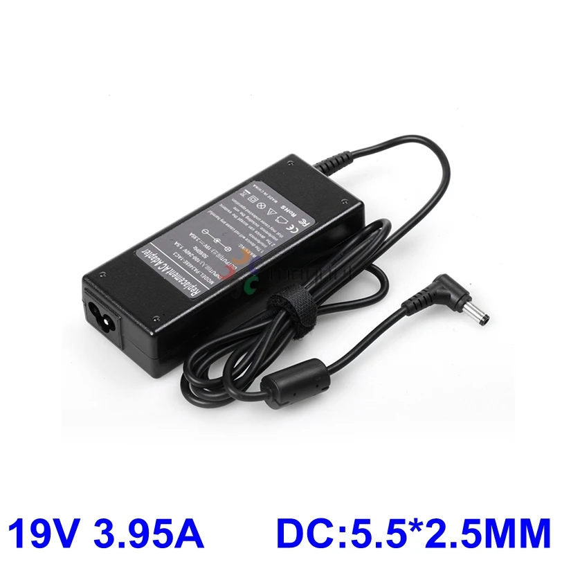 Cargador de de 19V, 3.95A, 75W, adaptador de CA para Toshiba, 75SB, AB, PA 1750 04TI, PA3715U 1ACA, 1750 charger|charger 19v19v 3.95a - AliExpress