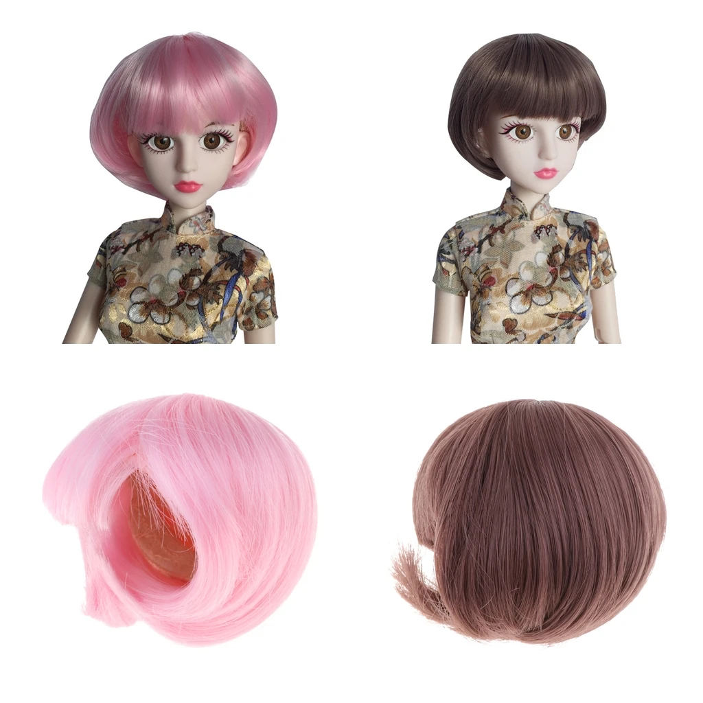 Красота BJD кукла аксессуары 1/4 челка короткие волосы голова БОБО DIY Изготовление и ремонтные расходные материалы
