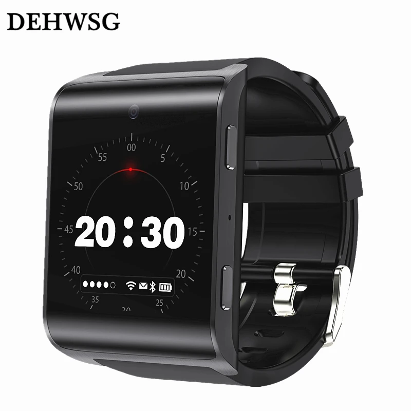 

DEHWSG New 4G Smart Watch Phone DM98 Pro Android 6.0 1G RAM 16G ROM Smartwatch Heart Rate Monitor GPS WiFi Multi-sport Men Watch
