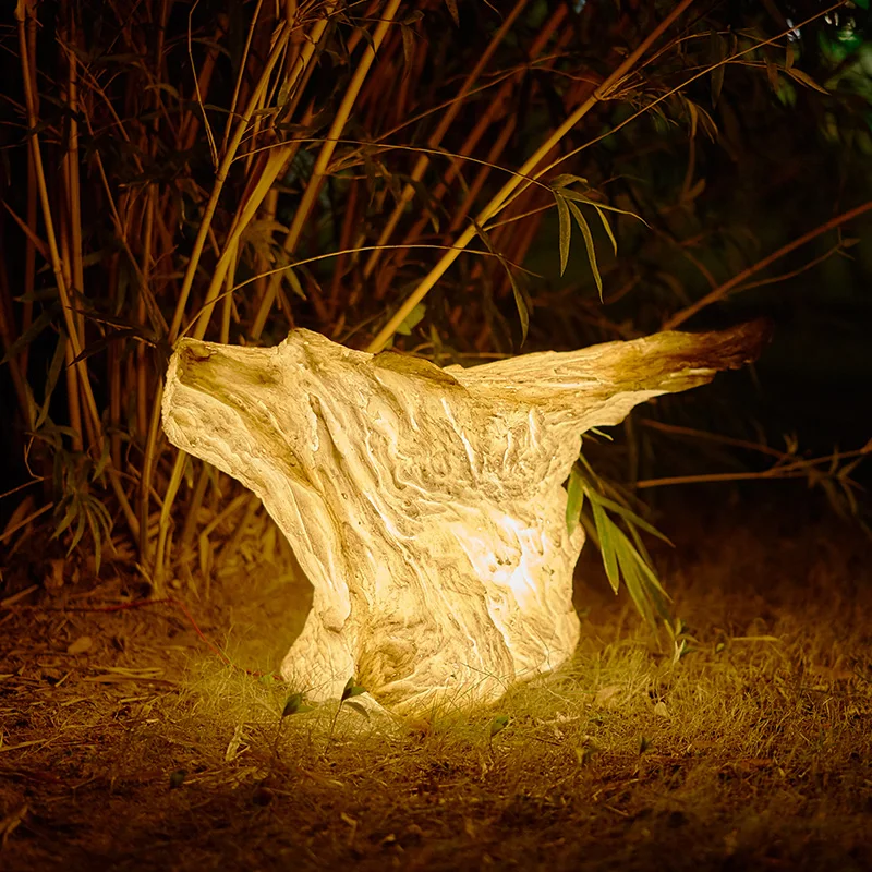

Villa simulation stump lamp resin molding lawn lamp LED waterproof outdoor garden lamp garden landscape lamp