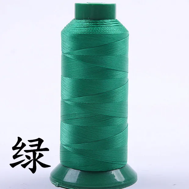 3 шт./1500 м высокопрочная нейлоновая швейная лента, промышленная прочная нитевая катушка, швейная машина, тонкая кожаная занавеска - Цвет: 17 green